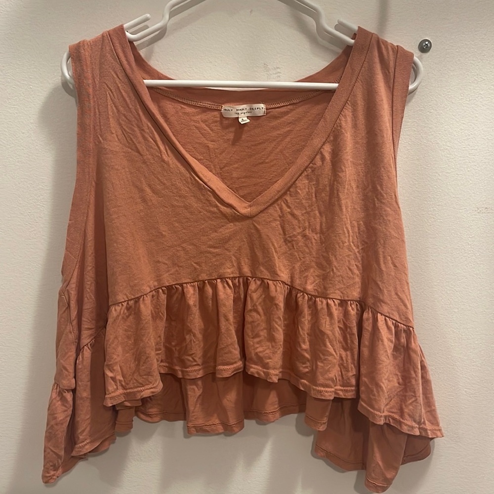 Urban outfitters salmon pink tank top